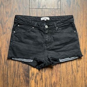 IRO Black Jean Shorts